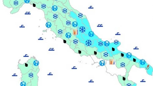 La protezione civile: allerta meteo per neve Domenica sera e Lunedì sulla Basilicata
